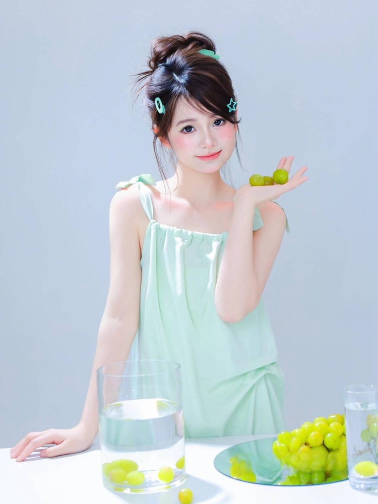 Summer Clothing Girls - Yeni Yaz Fotoğrafçılığı Kore Tarzı Tatlı