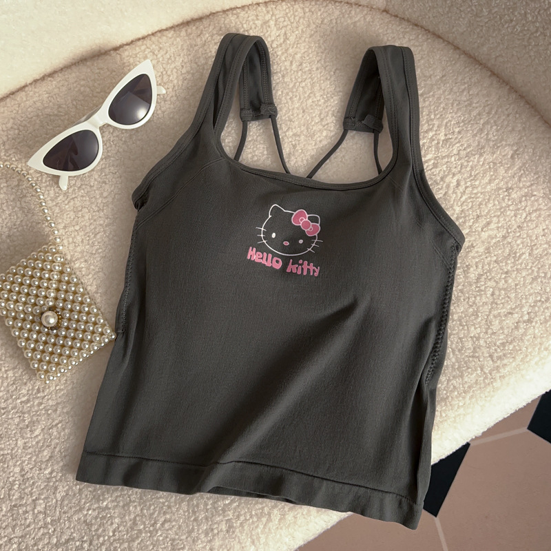 Summer Clothing Girls - Anime Hello Kitty'nin Moda Kadın Giyim