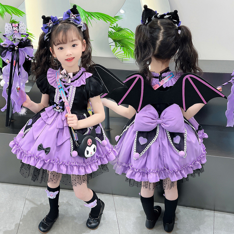 Summer Clothing Girls - 2025 Cosplay Kuromi Lolita Prenses Elbise