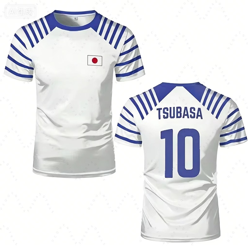 Summer Edit Clothing - 2026 Sıcak Kaptan Tsubasa Anime Erkek