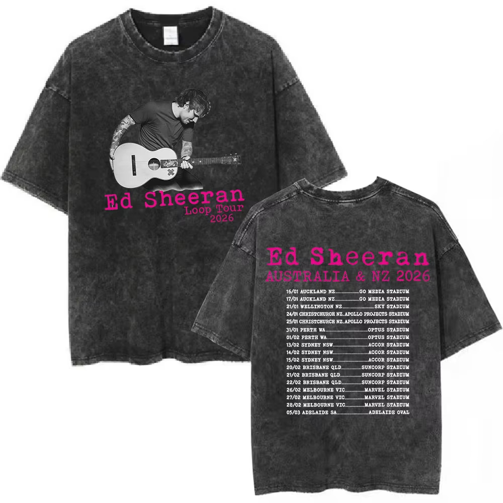 Summer Clothing Australia - Ed Sheeran Loop Tour Avustralya 2026