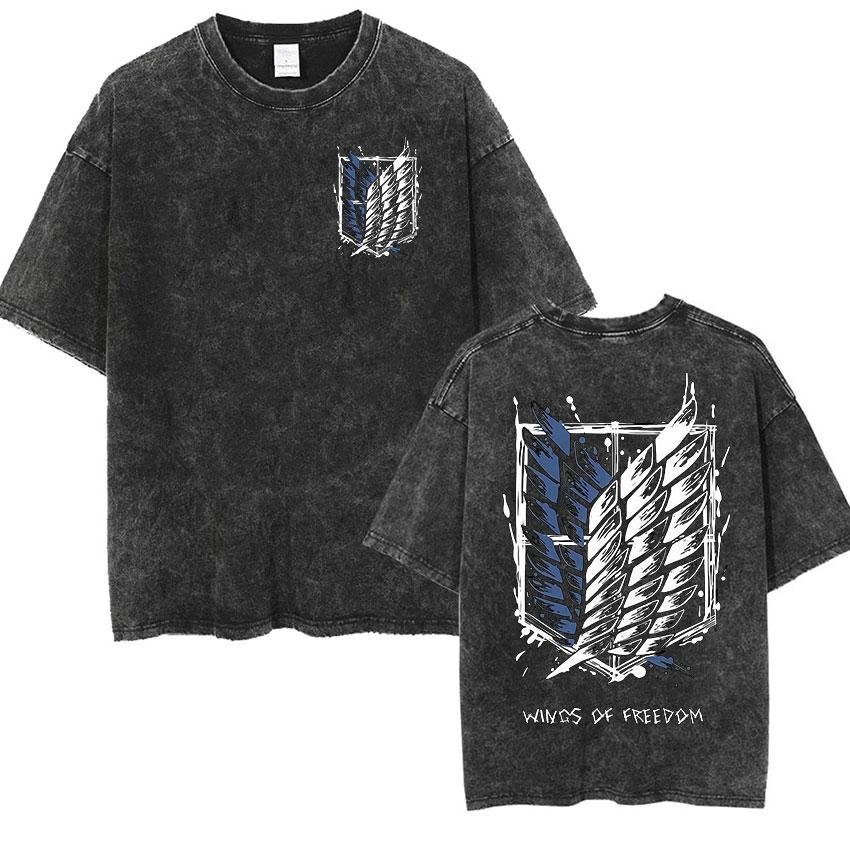 Summer Edit Clothing - 2026 büyük boy Vintage yıkanmış tişört