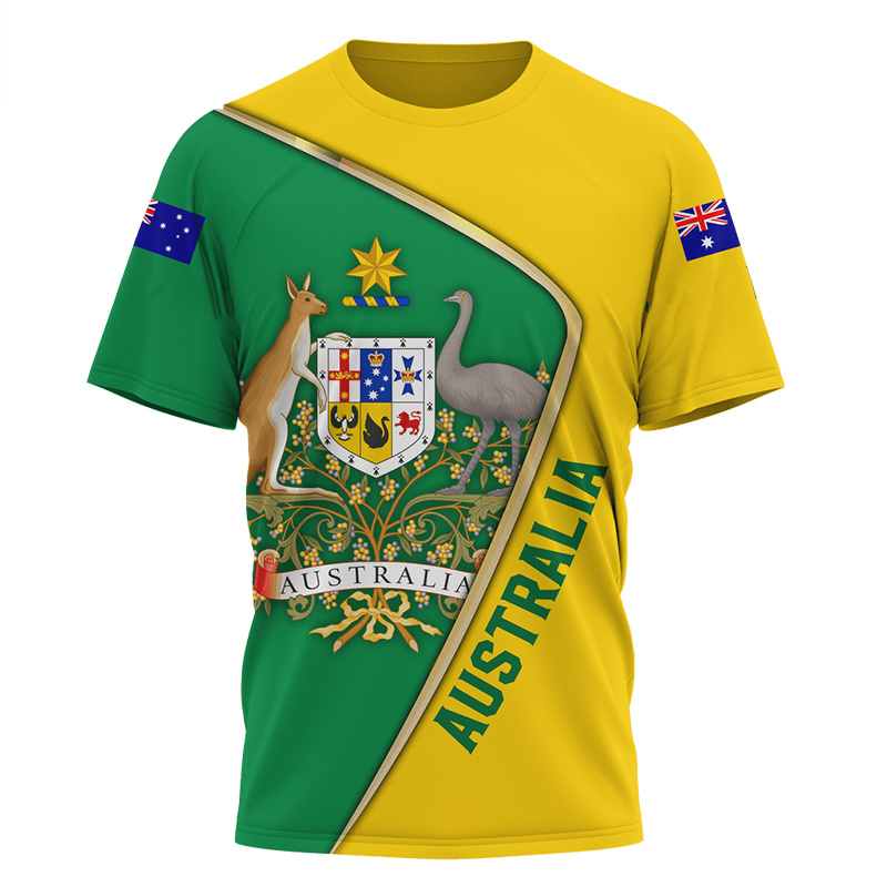 Summer Clothing Australia - Aborijin Kanguru Avustralya En Tees Boyama