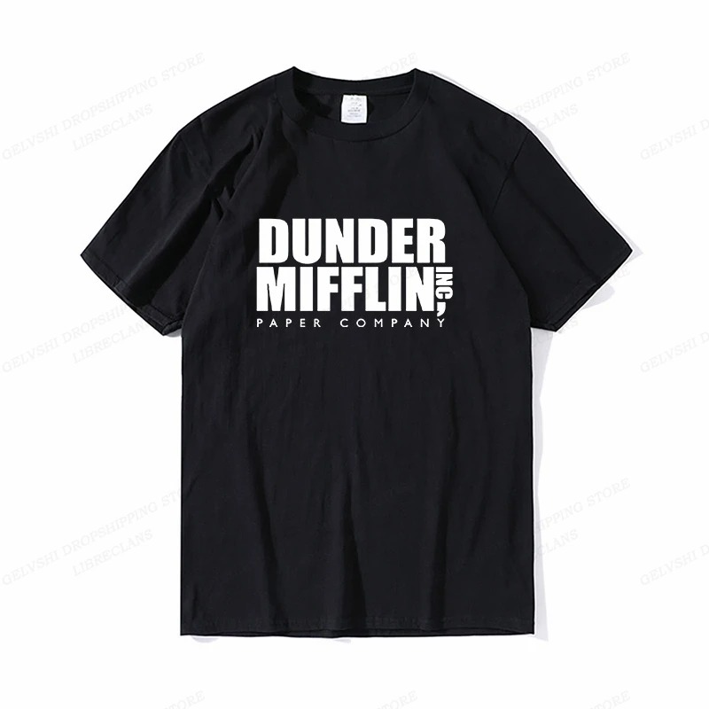Summer Clothing Teens - DUNDER MIFFLIN T Shirt erkekler moda