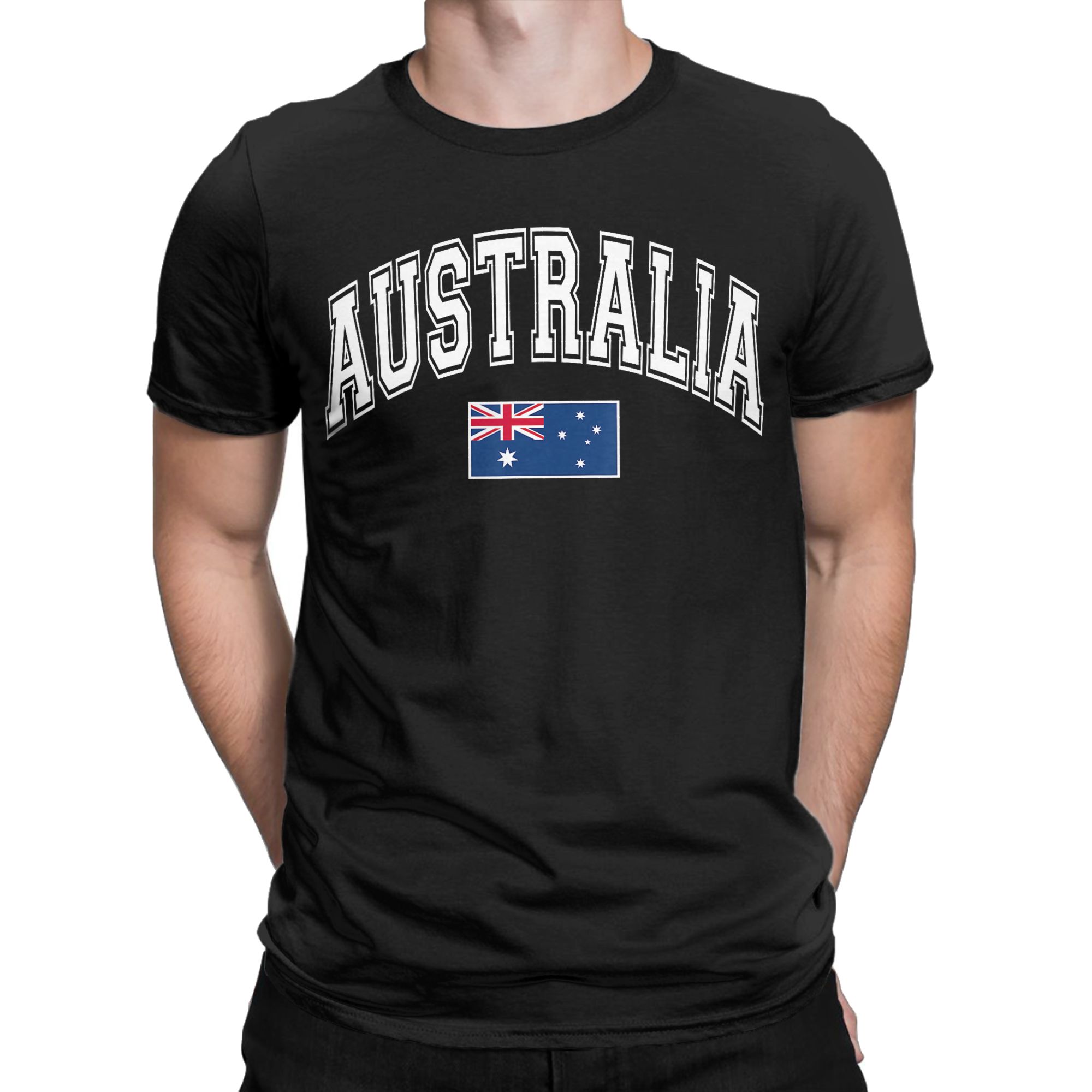 Summer Clothing Australia - Erkek T-Shirt Avustralya Avustralya Bayrağı Yenilik