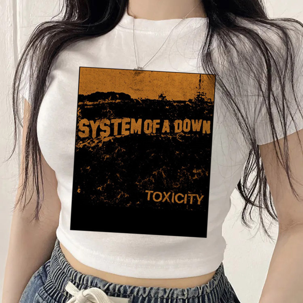 System of a Down crop top genç - Summer Clothing Teens incelemesi ve fiyatı
