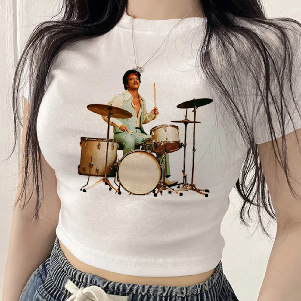 Bruno Mars kısa üst genç anime - Summer Clothing Teens incelemesi ve fiyatı