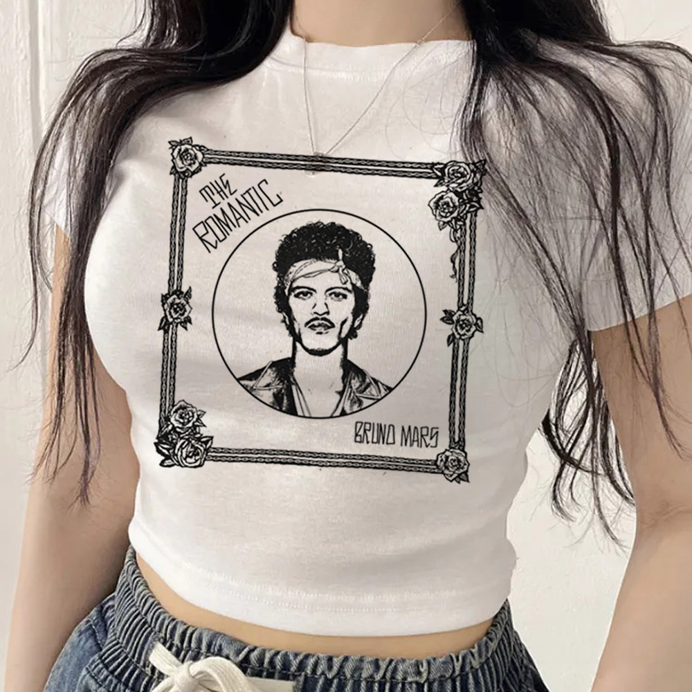 Bruno Mars kısa üst genç anime - Summer Clothing Teens incelemesi ve fiyatı
