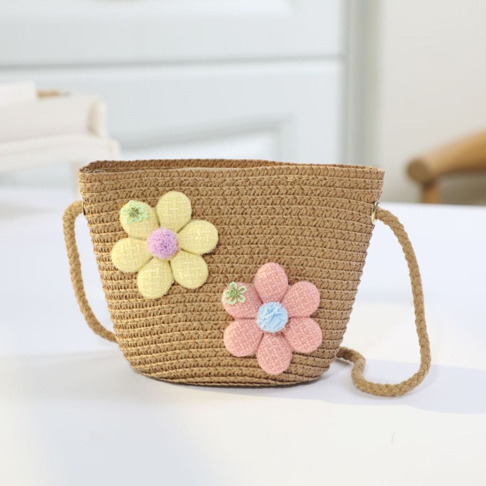 El yapımı Dokuma Kız Çiçek Has - Beach Bag Straw incelemesi ve fiyatı