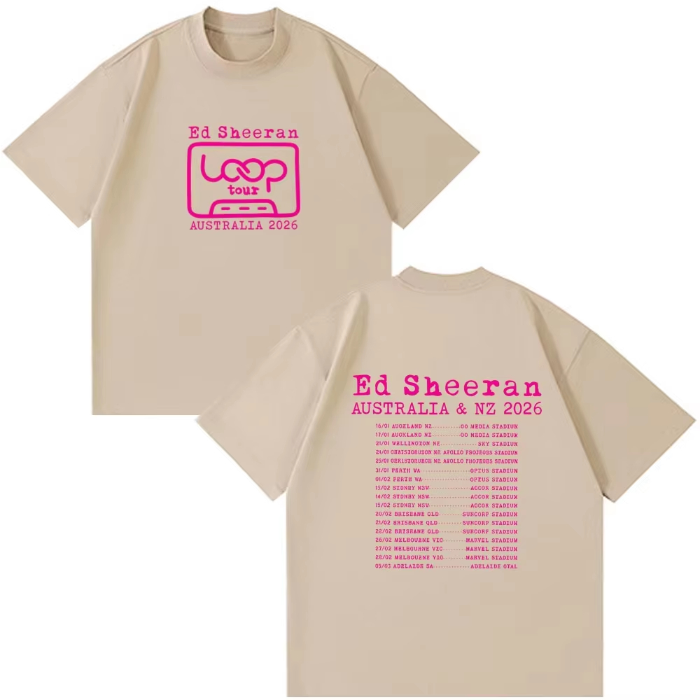 Ed Sheeran Loop Turu Avustraly - Summer Clothing Australia incelemesi ve fiyatı