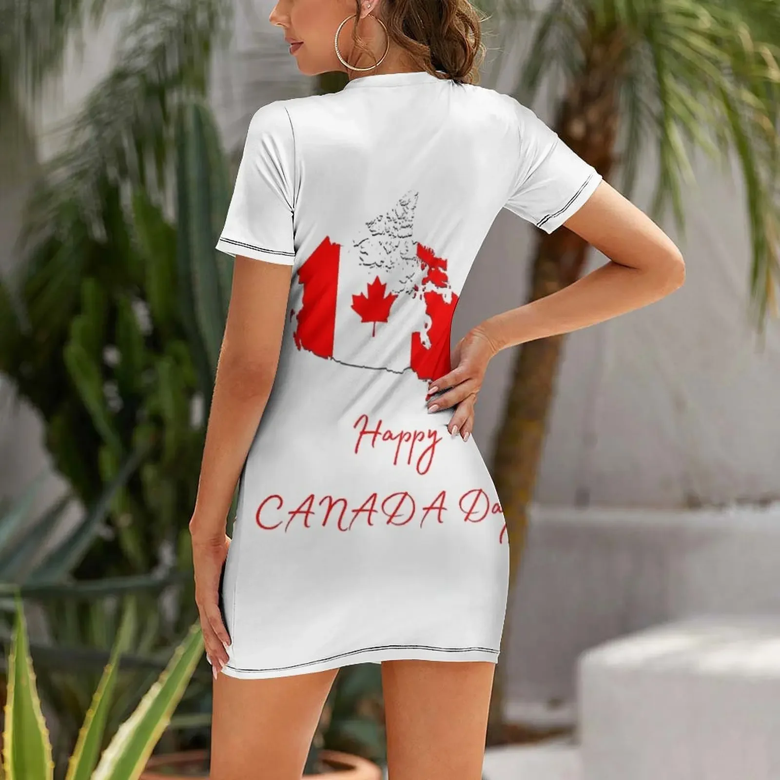 Mutlu Kanada Günü Kısa Kollu E - Summer Clothing Women Canada incelemesi ve fiyatı
