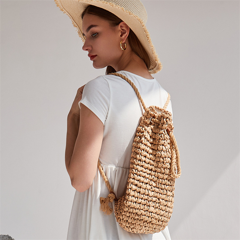 2023 yaz rahat saman sırt kadı - Beach Bag Straw incelemesi ve fiyatı