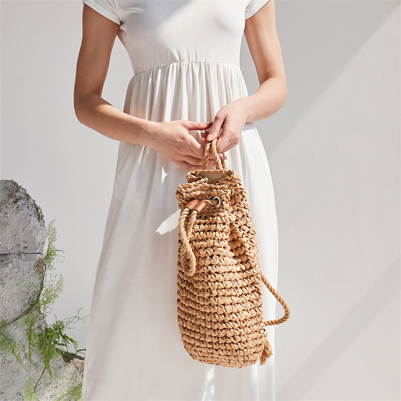 2023 yaz rahat saman sırt kadı - Beach Bag Straw incelemesi ve fiyatı