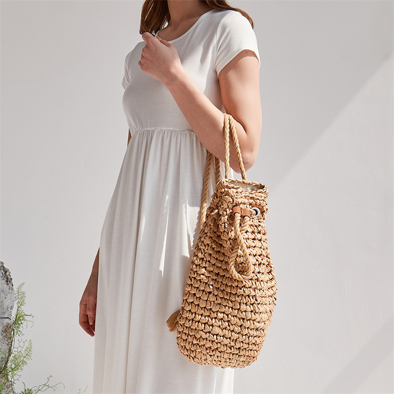 2023 yaz rahat saman sırt kadı - Beach Bag Straw incelemesi ve fiyatı