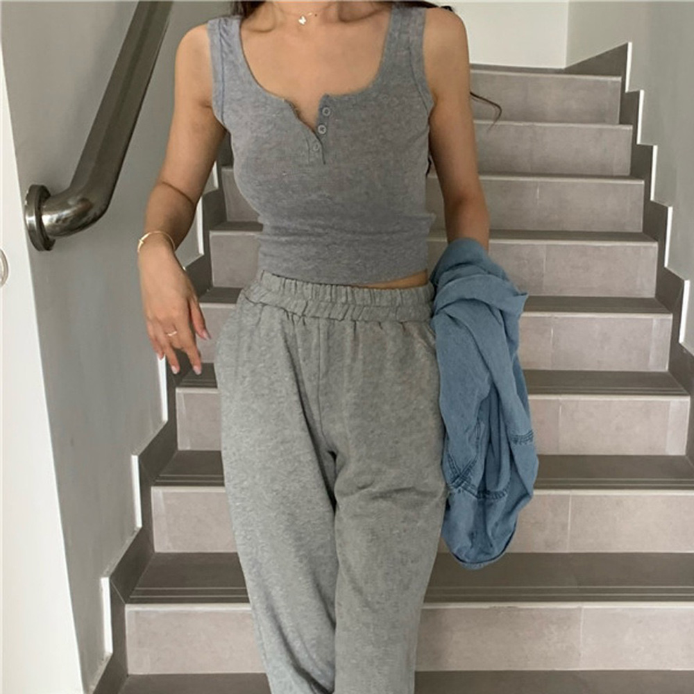 Kadınlar için Tank Top Nervürl - Summer Clothing Teens incelemesi ve fiyatı