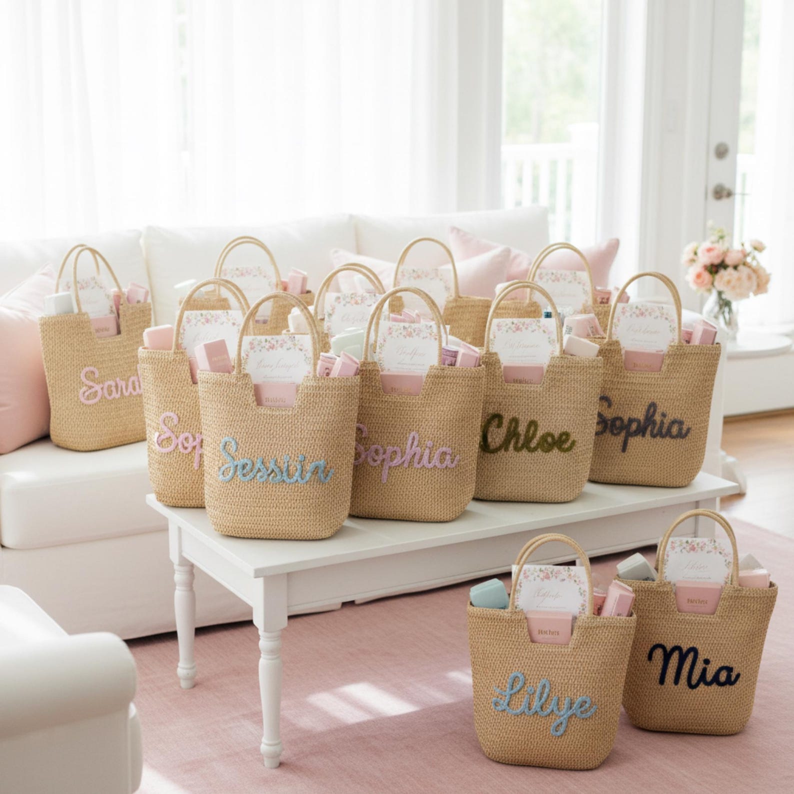Kişiye Özel Bez Çanta, Nedime  - Beach Bag Straw incelemesi ve fiyatı