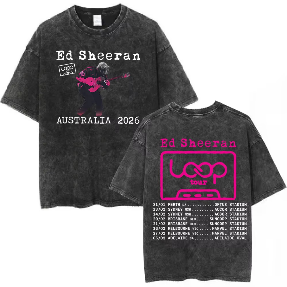 Ed Sheeran Loop Tour Avustraly - Summer Clothing Australia incelemesi ve fiyatı