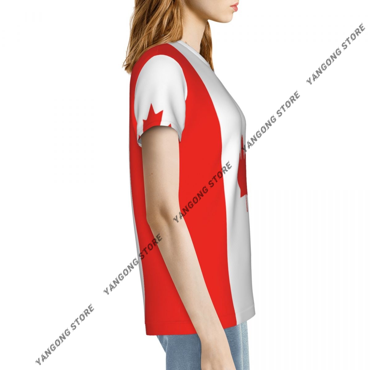 Kadın T-shirt Kanada Kanada Ba - Summer Clothing Women Canada incelemesi ve fiyatı