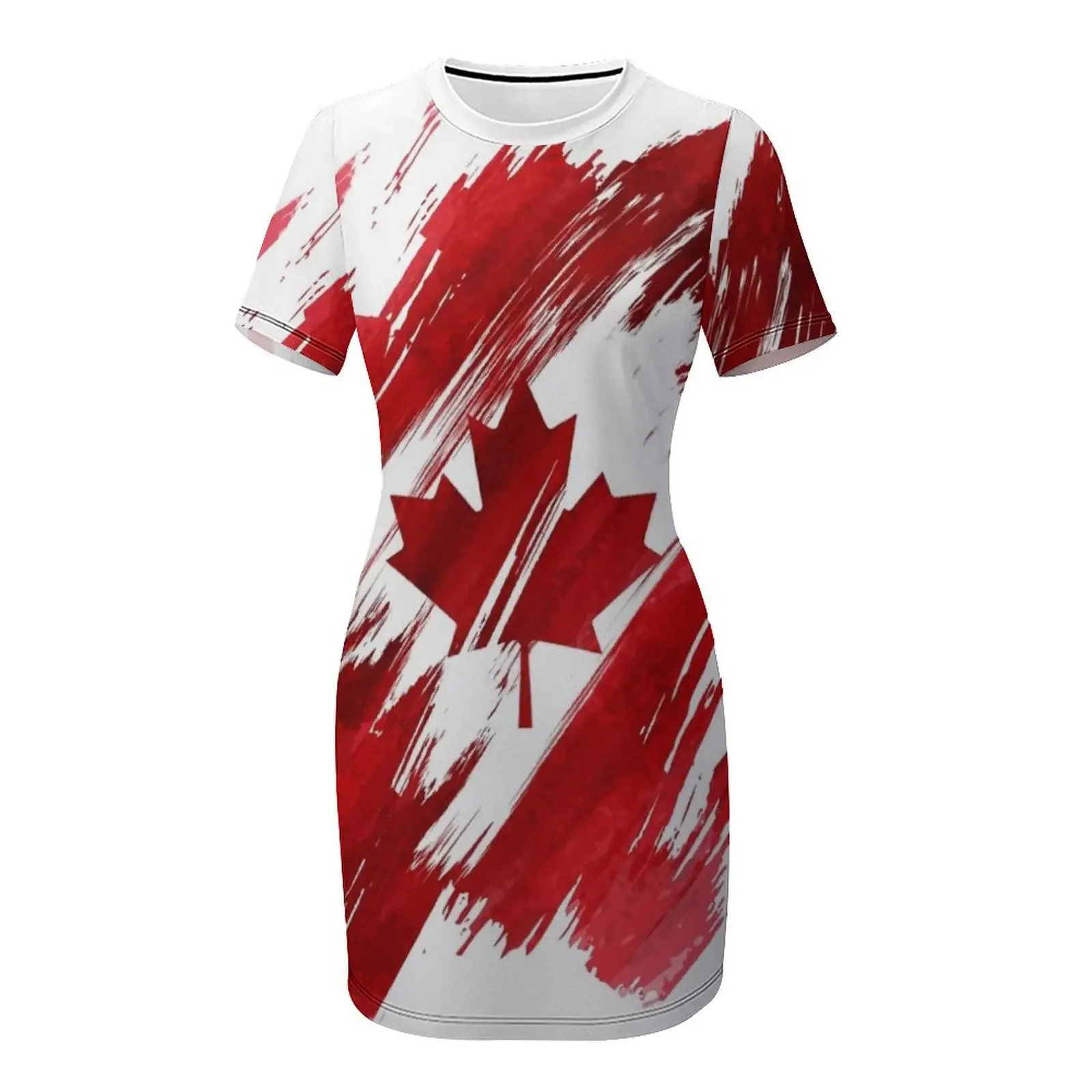 Kanada Kısa Kollu Elbise zarif - Summer Clothing Women Canada incelemesi ve fiyatı