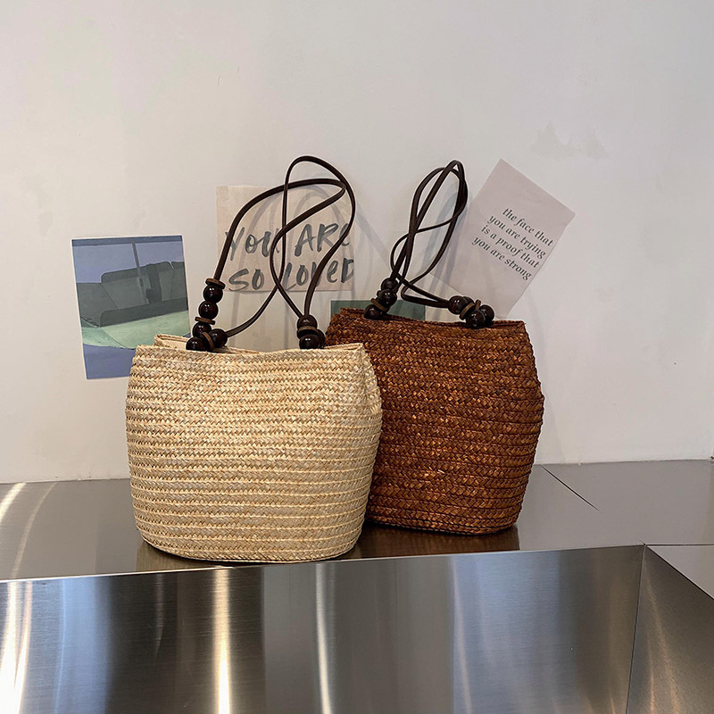 Kadınlar için rahat saman doku - Beach Bag Straw incelemesi ve fiyatı