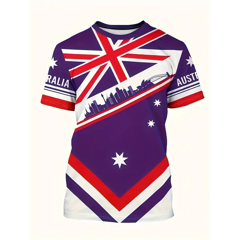 Australia National Flag T-shir - Summer Clothing Australia incelemesi ve fiyatı