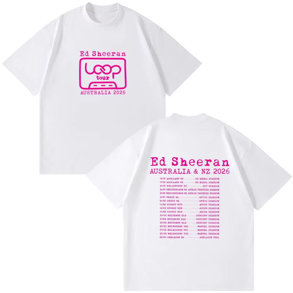 Ed Sheeran Loop Tour Avustraly - Summer Clothing Australia incelemesi ve fiyatı