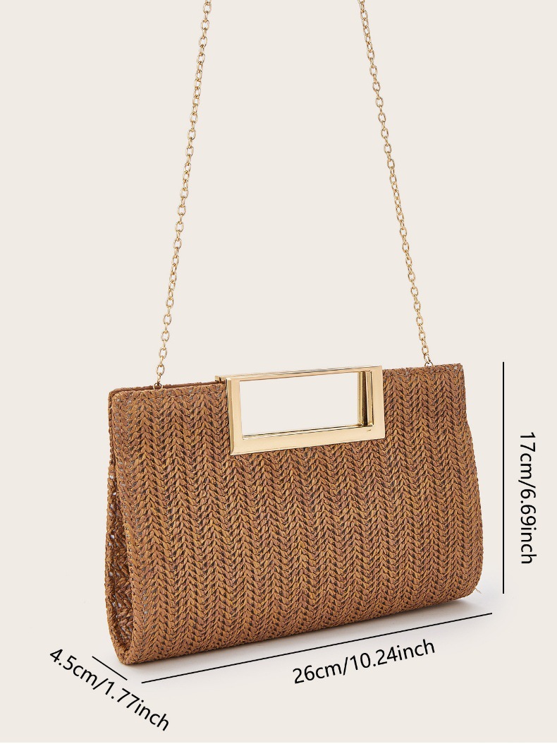 Kadınlar için Hasır Örgülü El  - Beach Bag Straw incelemesi ve fiyatı