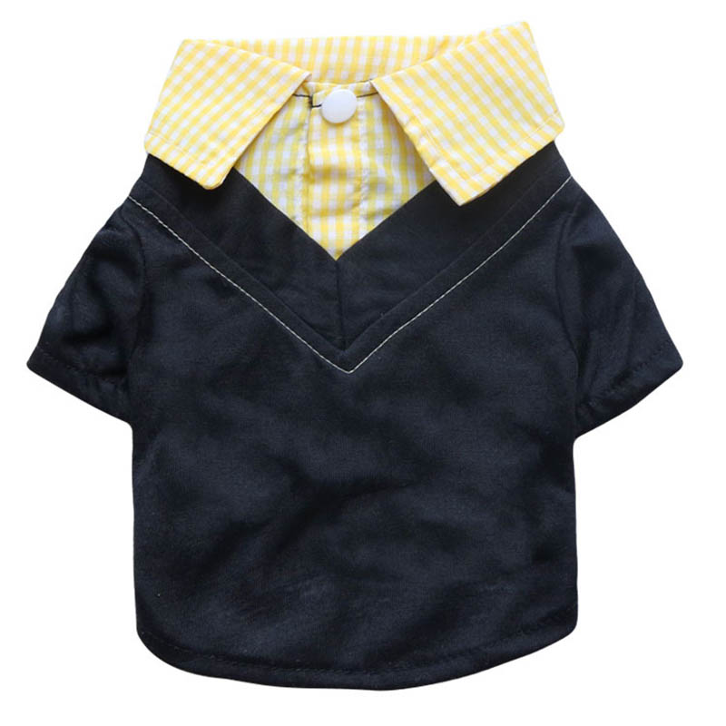 Ekose köpek gömlek sahte iki p - Summer Dog Clothing incelemesi ve fiyatı