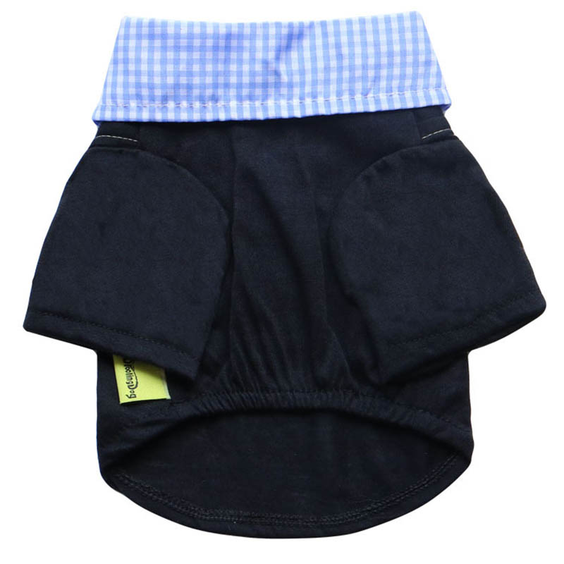 Ekose köpek gömlek sahte iki p - Summer Dog Clothing incelemesi ve fiyatı