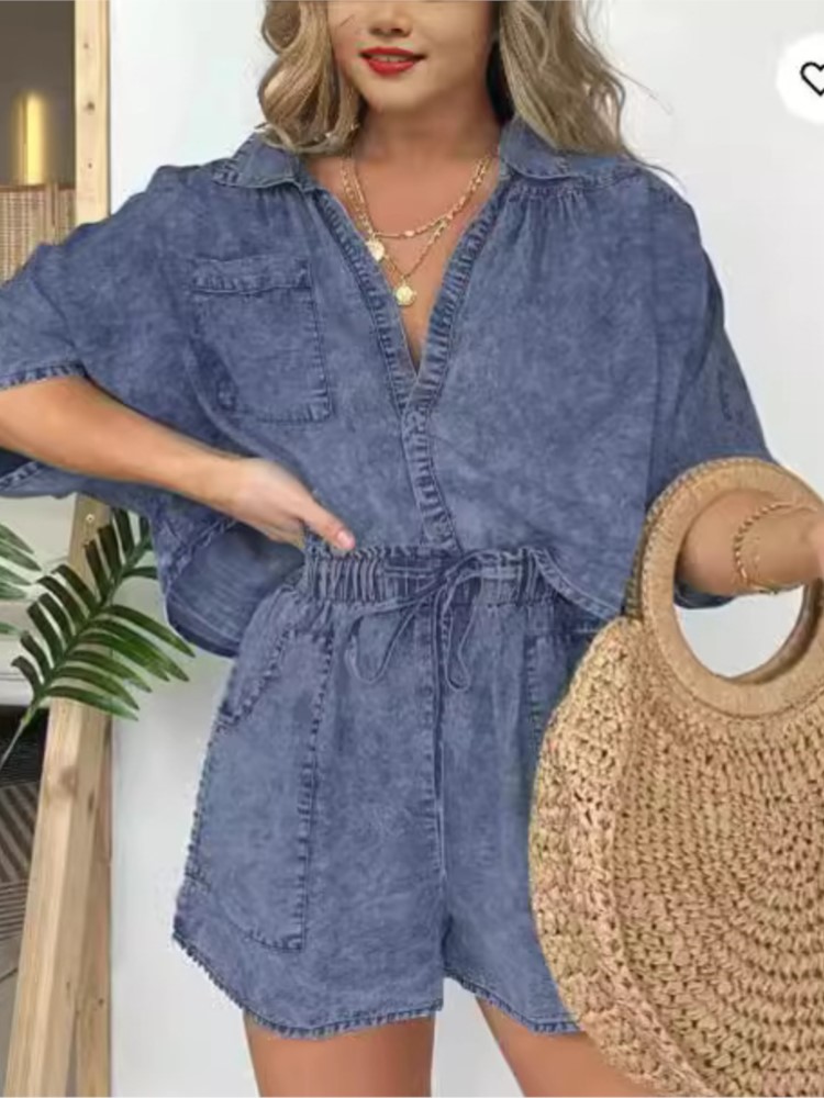Moda Vintage Denim Mavi Şort T - Summer Clothing Zara incelemesi ve fiyatı