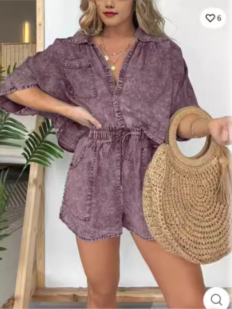 Moda Vintage Denim Mavi Şort T - Summer Clothing Zara incelemesi ve fiyatı