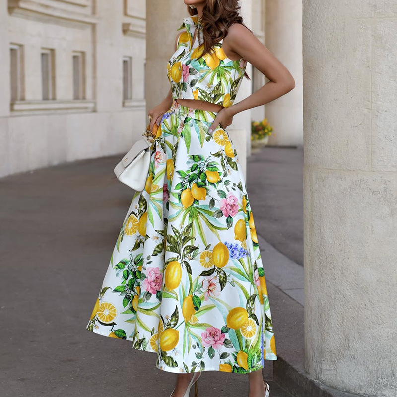 Kadın Modası Limon Baskılı Kol - Summer Clothing Girls incelemesi ve fiyatı