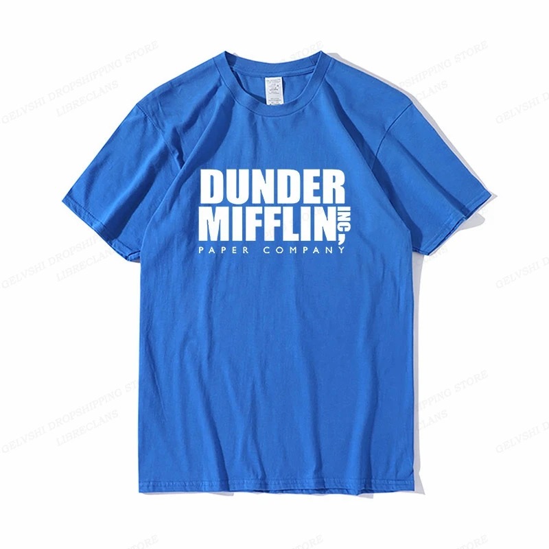 DUNDER MIFFLIN T Shirt erkekle - Summer Clothing Teens incelemesi ve fiyatı