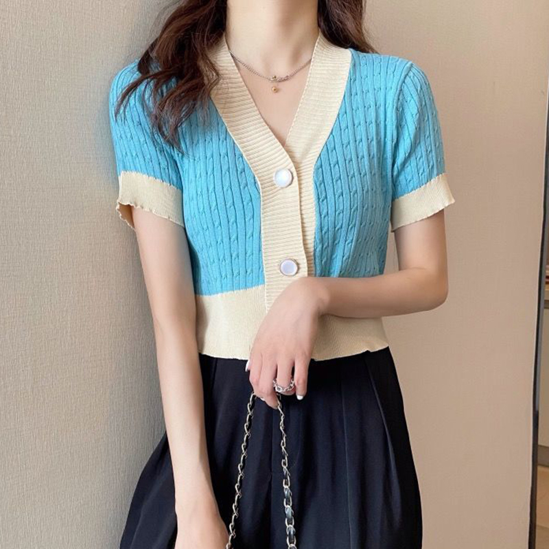 Kadın Düğme Yukarı Kısa Kollu  - Summer Clothing Teens incelemesi ve fiyatı