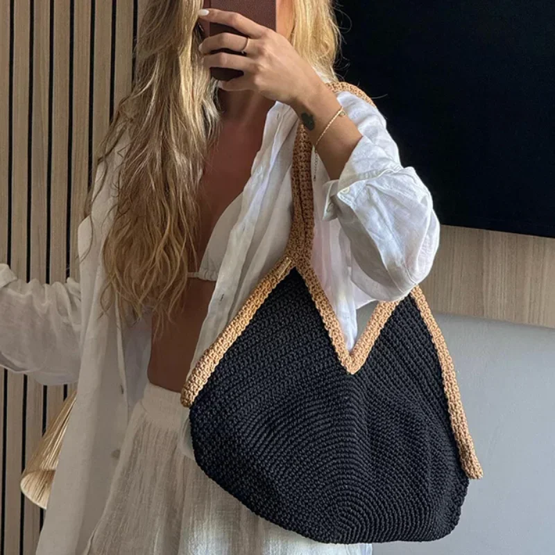 Yaz Yeni El Dokuma Çanta Büyük - Beach Bag Straw incelemesi ve fiyatı