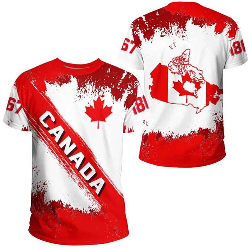 Kanada gün T-shirt kanada bayr - Summer Clothing Women Canada incelemesi ve fiyatı